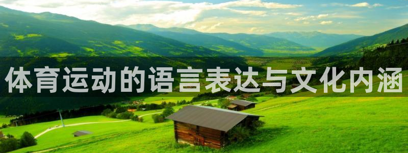 欧亿体育官方正版app新能源：体育运动的语言表达与文